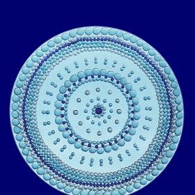G1-1998 Blue Rosette