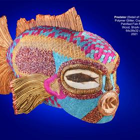 H-2021 Predator-Fish (Detail of Istallation)
